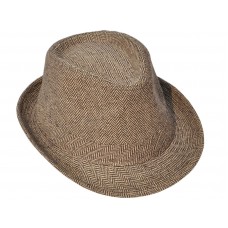 Hombre Mujer Classic Crushable Trilby Fedora Hat Beach Sun Cap Brown/Tan 887415747689 eb-35898621